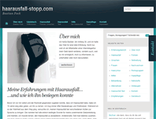 Tablet Screenshot of haarausfall-stopp.com